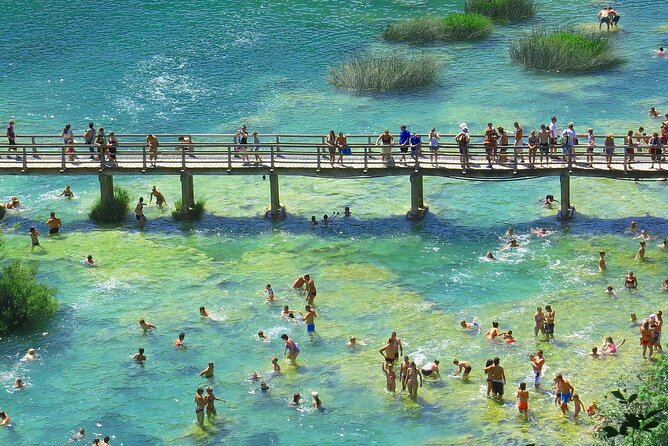 Split/Trogir/Kastela: Krka Private Tour - option: Wine Tasting - Skradin boat ride: the part that makes the day feel like a story