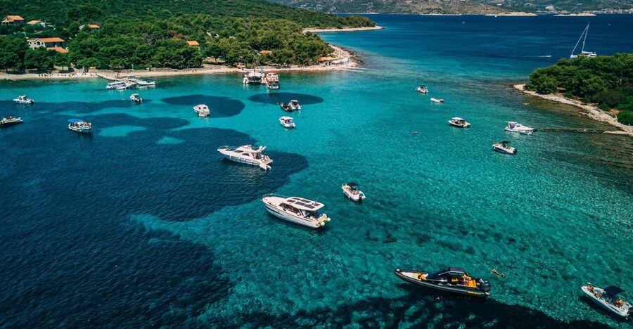 Split & Trogir: Private Blue Lagoon & Wine Tasting Boat Tour - Split Or Trogir Departure, A Real Boat Day Setup