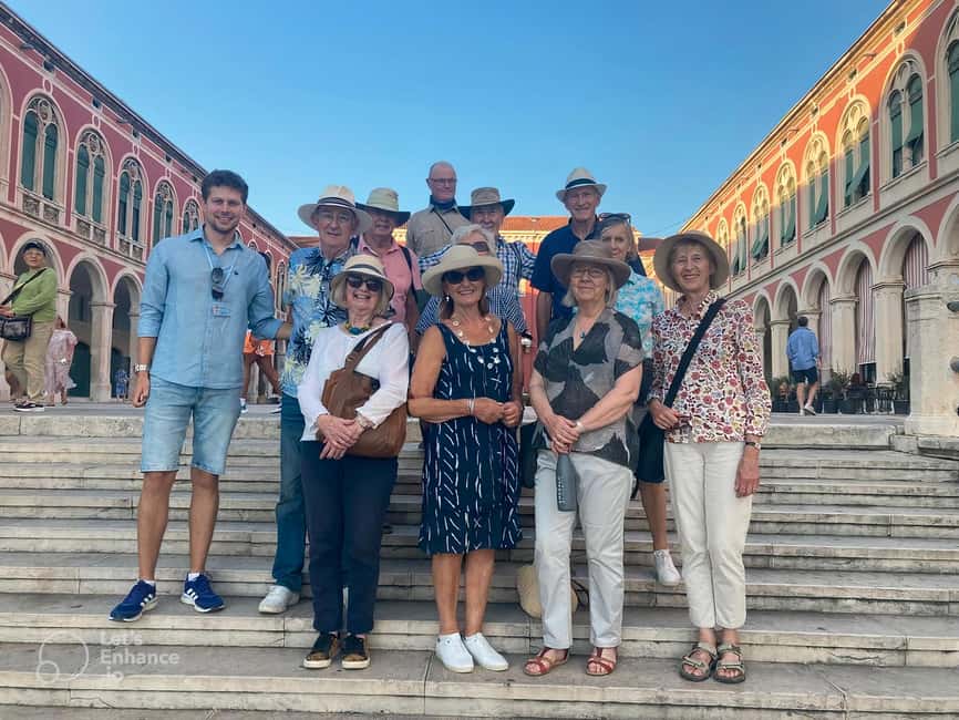 Split Walking Tour with History Professor - Where the tour starts: a quick model that gives Split a map