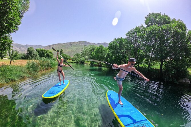 Stand Up Paddle adventure in Split - Back to the sea: time for snorkeling and cliff jumping at Stobreč