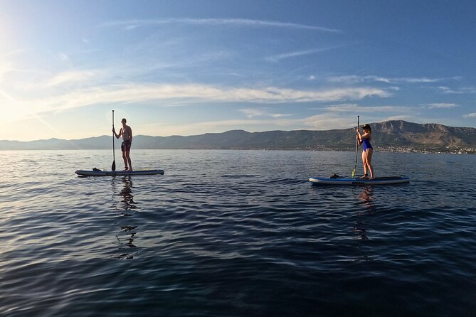 Stand Up Paddle Tour in Split - The route: Bene Beach, Marjan viewpoints, and sea stops