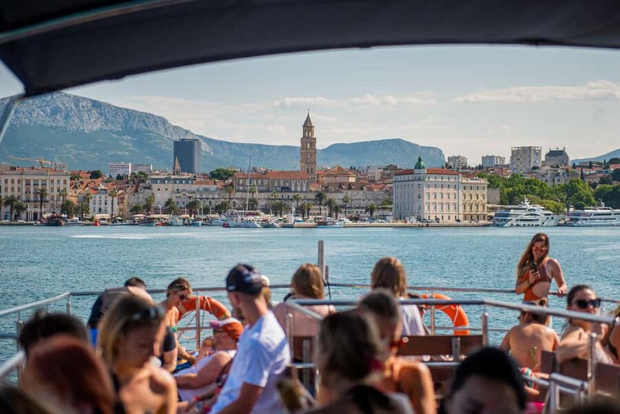 Sunset Cruise With Music and Views of Split Riviera - Marjan Park Forest Views: Green Slopes and Pebble Beach Vibes