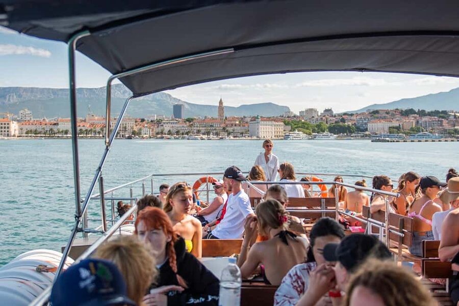 Sunset Cruise With Music and Views of Split Riviera - The First Legs: Split Port, Moving Music, and a Calm Sea Breeze