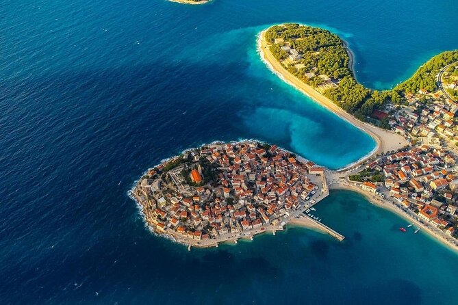 Sunset Tour from Split: Magical Golden Hour Above the Sea - Our Lady of Loretto Statue Above Primošten: The Big View Moment