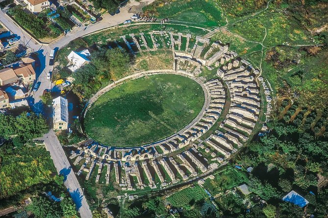 The Diocletian route - Panoramic Flight over Split - Solin from above, then back to Sinj