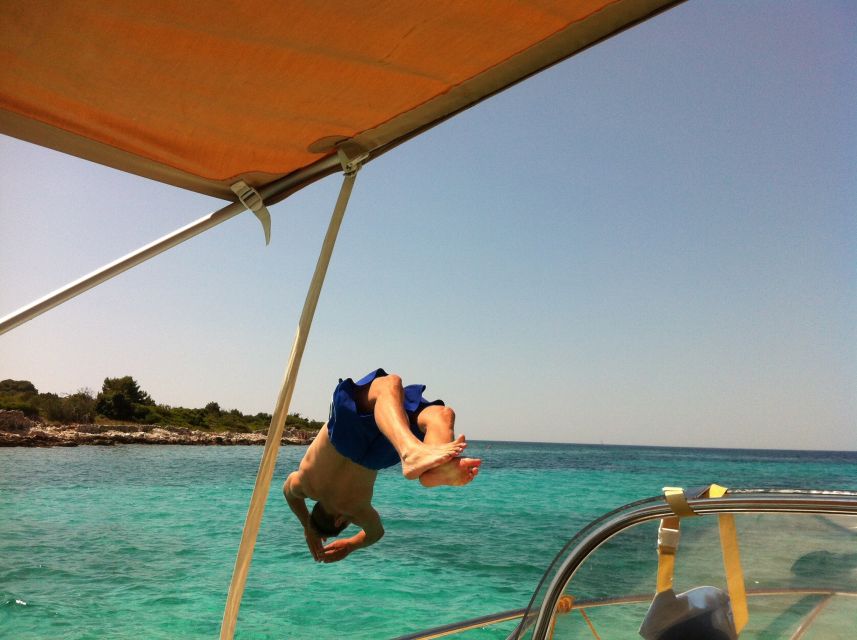 Trogir and Split Private Blue Lagoon & Šolta 3 Islands Tour - From Providenca Charter to Your Private Speedboat Setup
