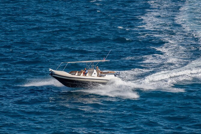 Trogir, Blue Lagoon, and 3 Islands Luxury Speedboat Tour in Split - Blue Lagoon of Krknjaši: Swimming and Snorkeling Where the Water Looks Too Clear