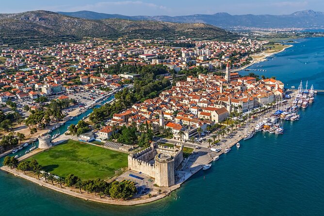 Trogir,Blue Lagoon and Šolta island full day Private Boat Tour - Krknjaši Bay Blue Lagoon: Snorkelling Gear and Real Swim Minutes