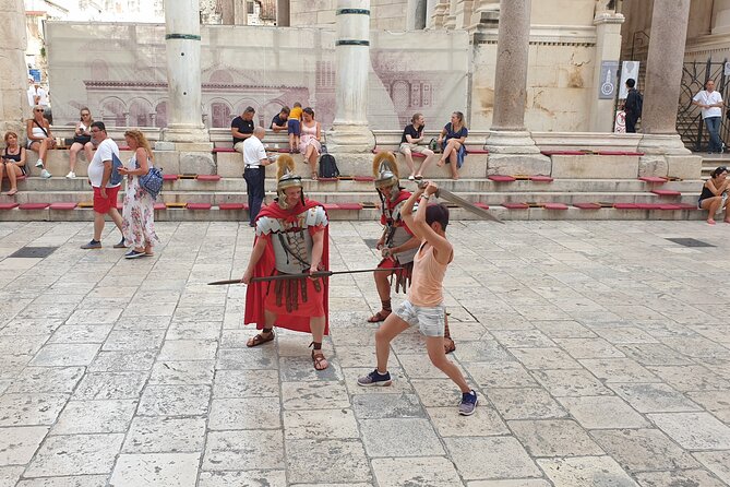 Walking Tour of Split and Diocletian's Palace - Vestibulum and the details that make the site feel lived-in