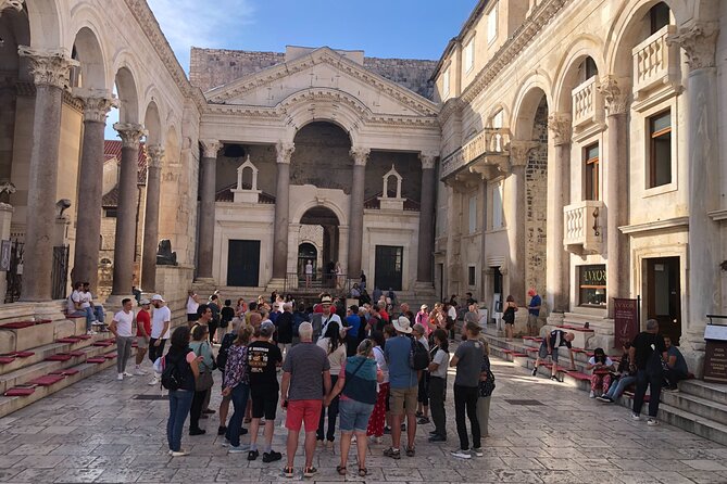 Walking Tour of Split and Diocletian's Palace - Fruit’s Square and Marko Marulić, shifting from Rome to Croatia